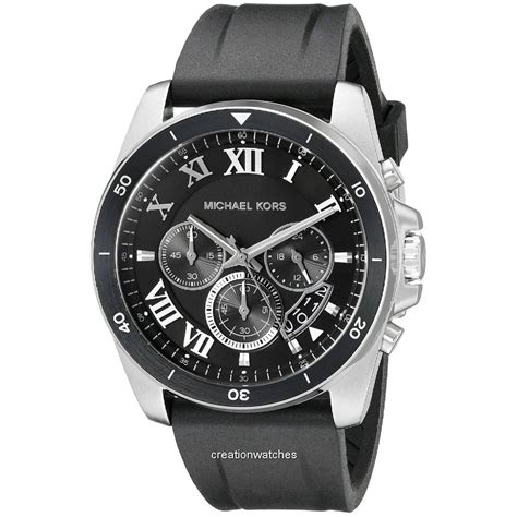 michael kors mk8435 watch|Michael Kors Men's MK8435 Brecken Black Watch.